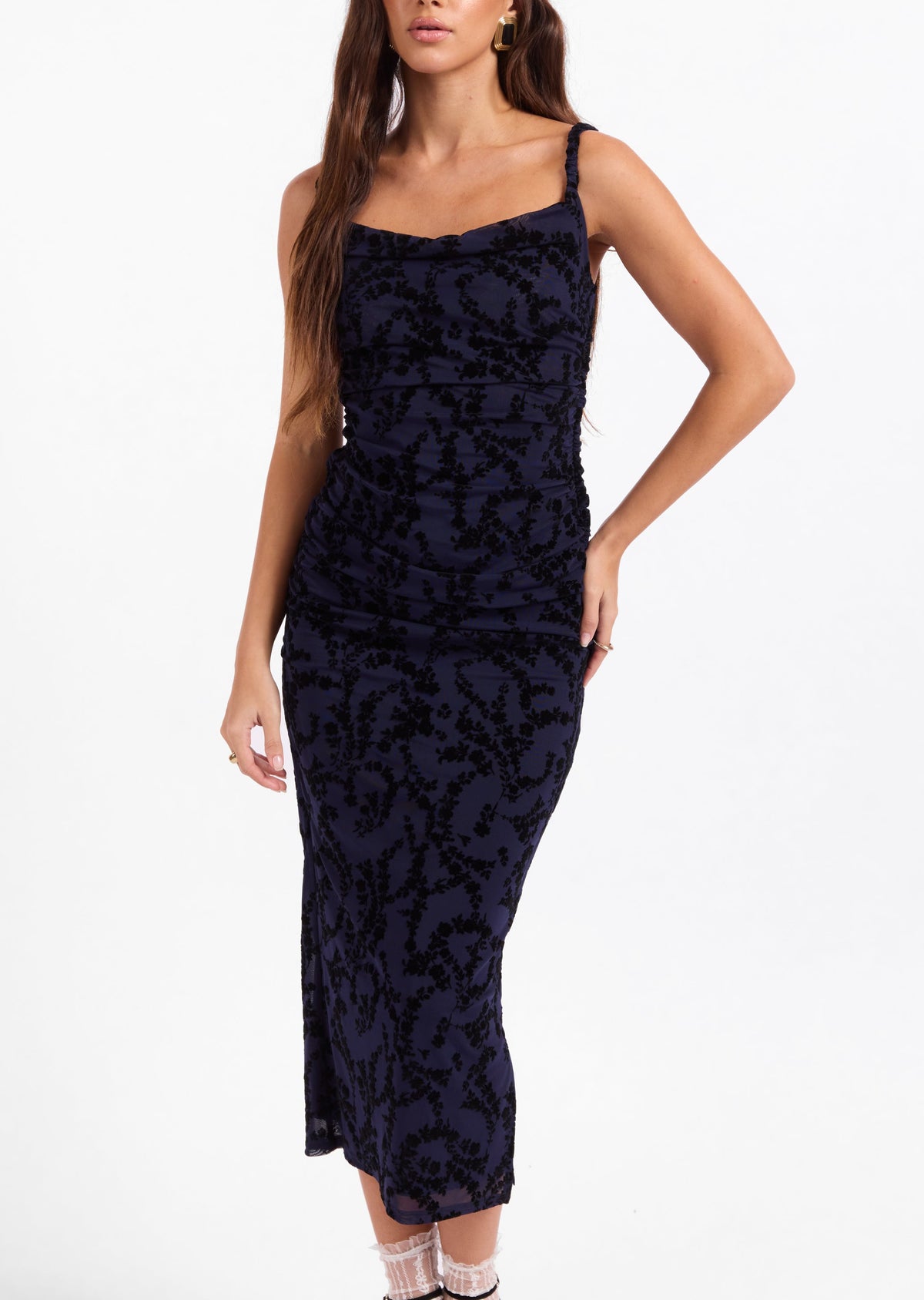 Begonia Ruched Dress
