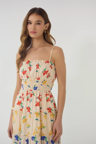 Painted Petals Maxi Dress