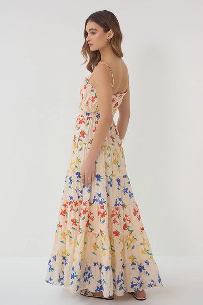 Painted Petals Maxi Dress