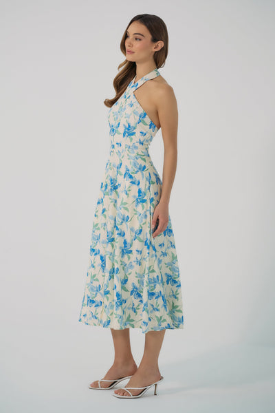 Azure Floral Dress