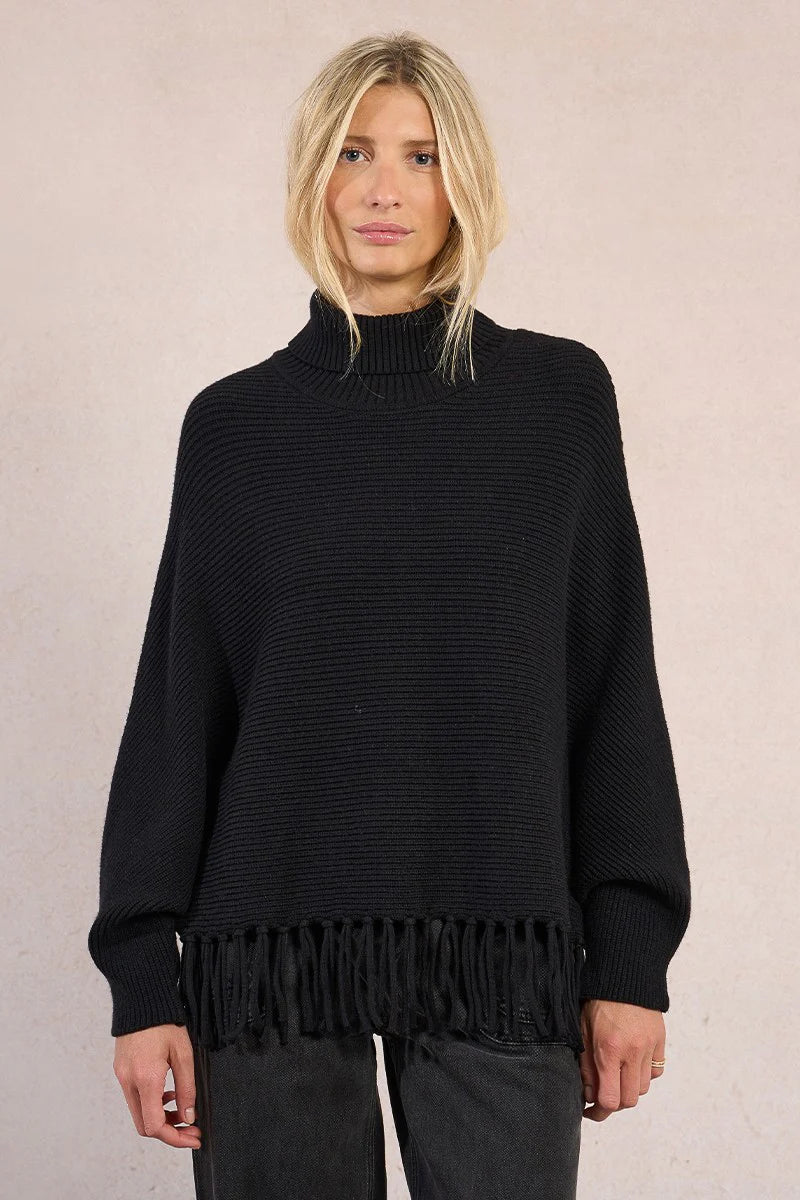 Black Knitted Sweater