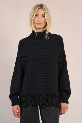 Black Knitted Sweater