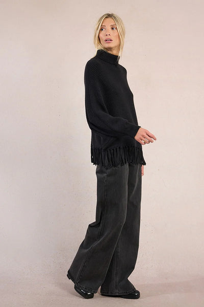 Black Knitted Sweater