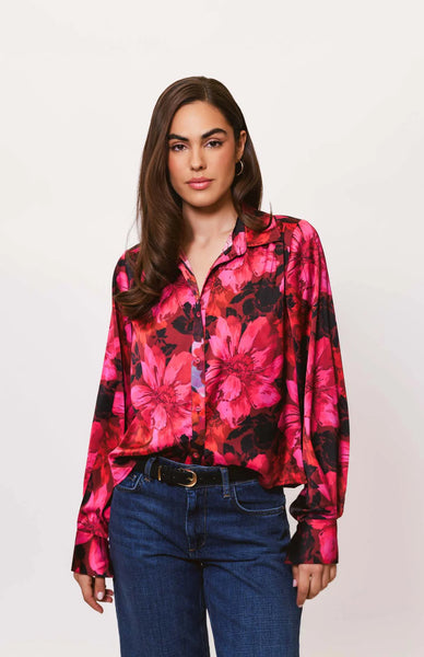 Luxe Floral Blouse