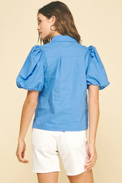 Ocean Blue Top