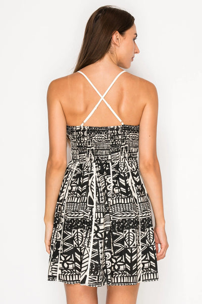 Grecian Ink Mini Dress
