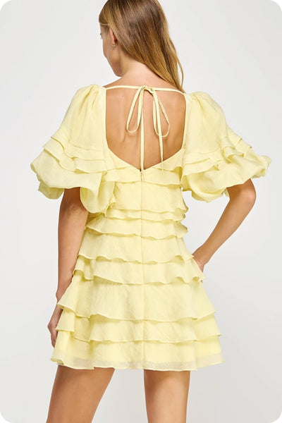 Ruffled Mini Dress