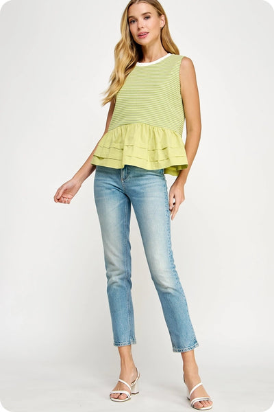 Knit Ruffle Top
