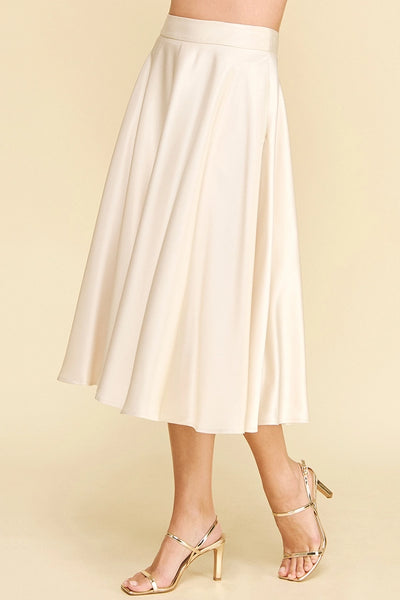 Silk Pleat Skirt