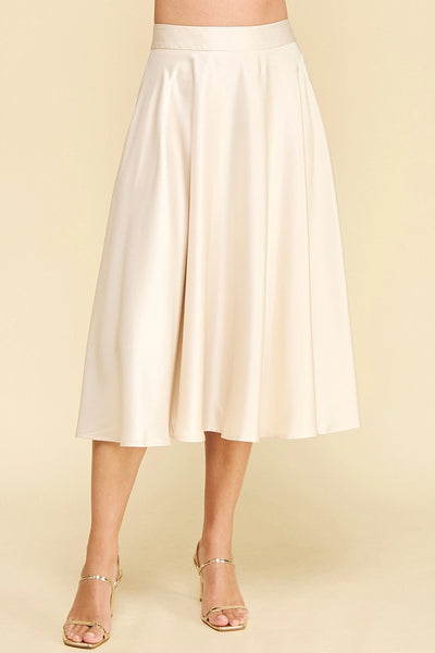 Silk Pleat Skirt