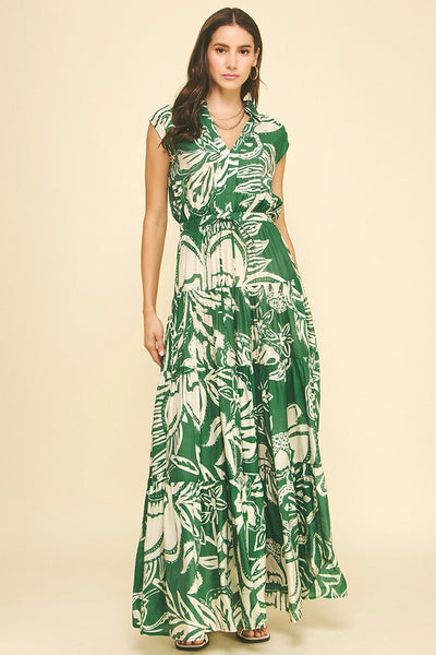 Palm Grove Maxi Dress