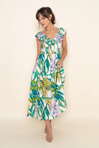 Smocked Waist Midi