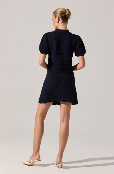 Perrine Navy Cardigan
