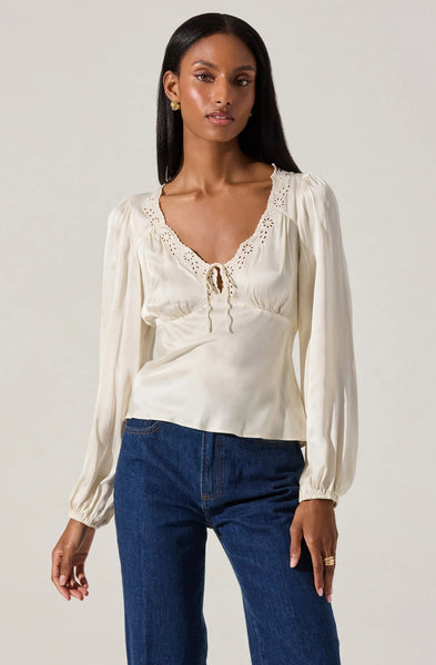 Romance Eyelet Top
