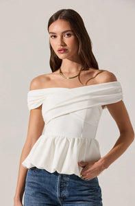 Tennille Peplum Top
