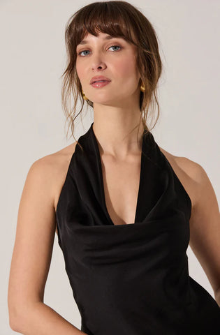 Satin Halter Top