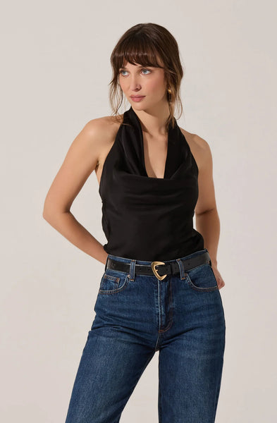 Satin Halter Top