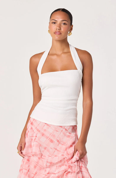 Ruched Halter Top