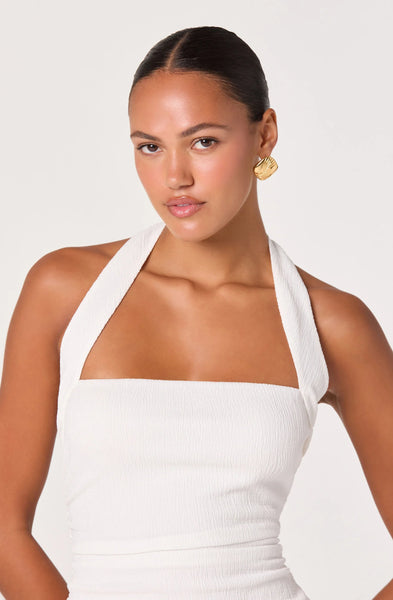 Ruched Halter Top