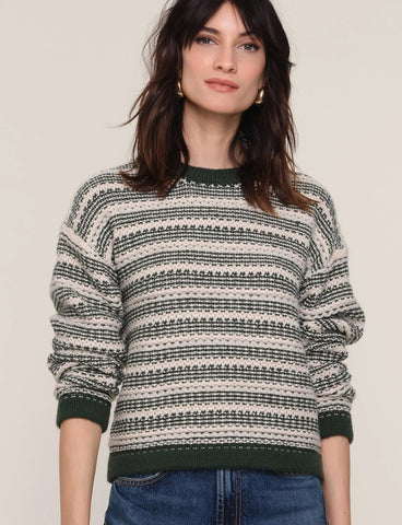 Evergreen Striped Sweater