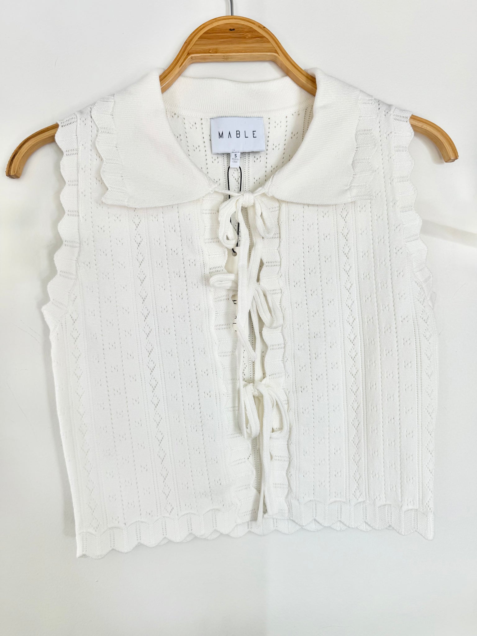 Knit Crop Vest