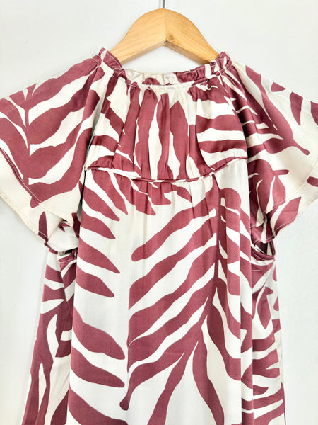 Trixxie Flutter Sleeve Blouse