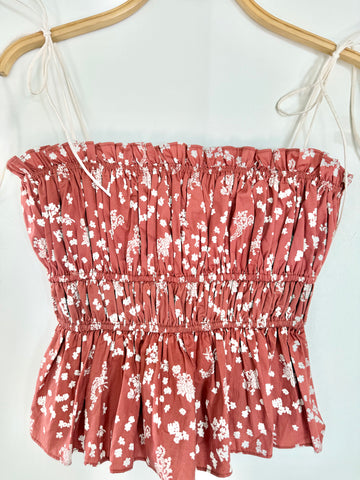 floral print top