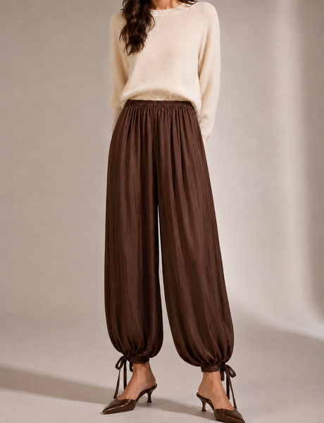 Silky Ballon Pants
