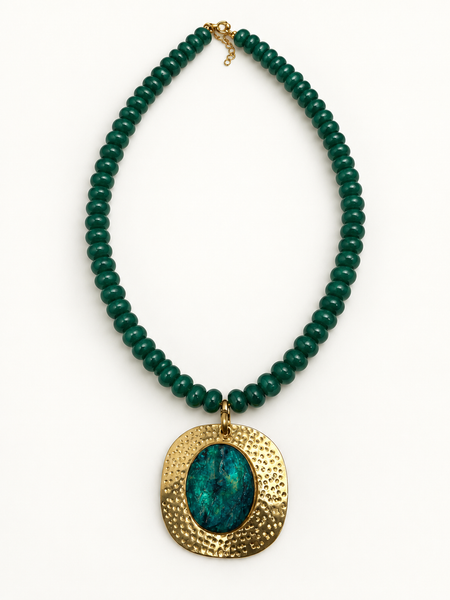 Beaded Necklace with pendant