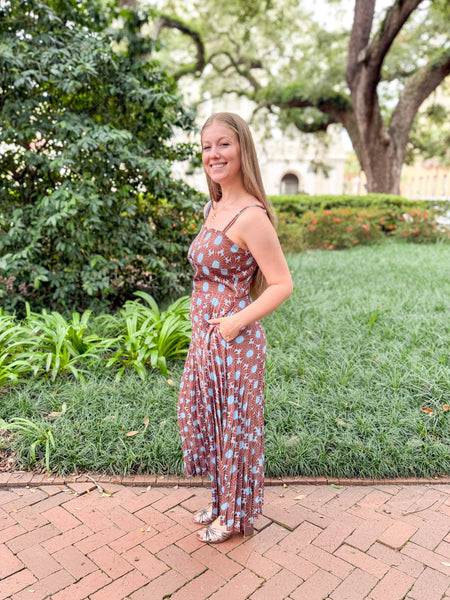 Nicole Petal Print Dress