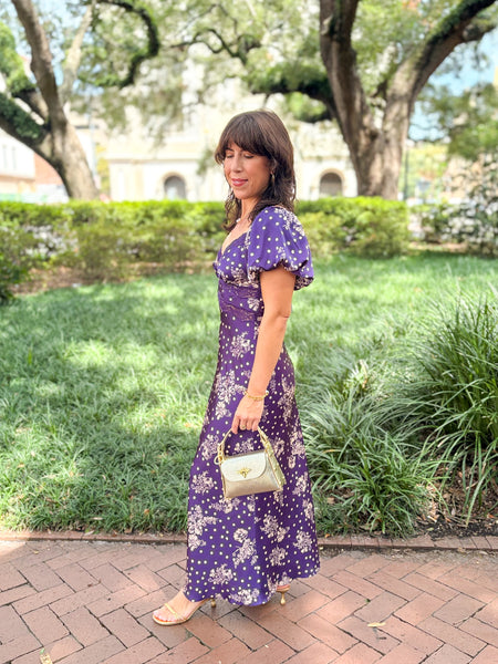 Carin Puff-Sleeve Dress
