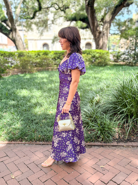 Carin Puff-Sleeve Dress