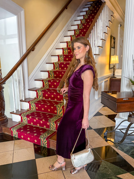 Velvet Midi Dress