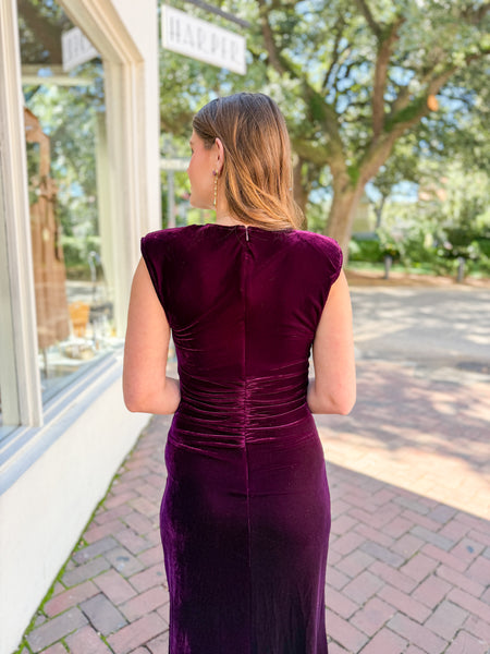 Velvet Midi Dress