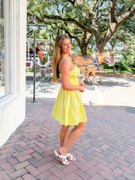 Tiered Mini Dress