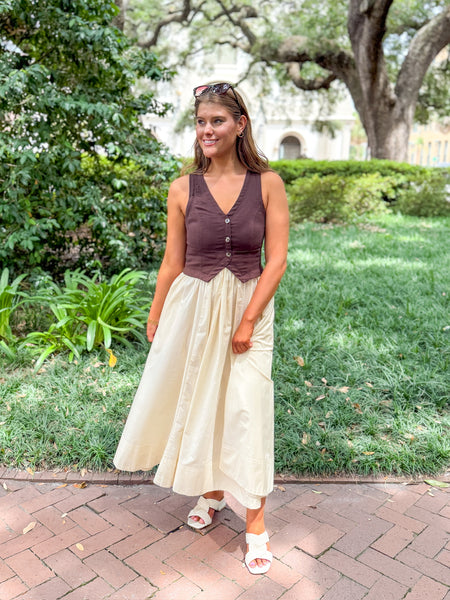 Claira Mixed Media Dress