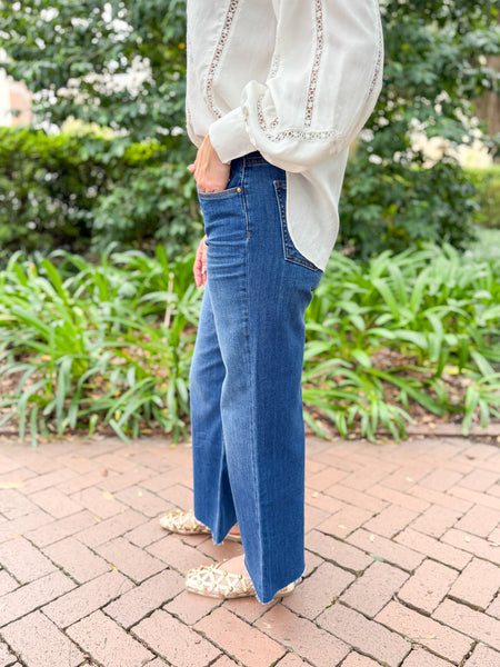 Kelsey High Rise-Dark Wash