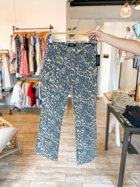 Kelsey HR Ankle Flare Denim