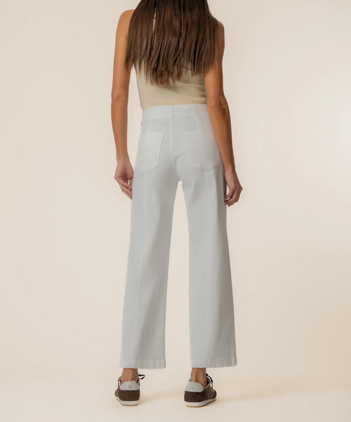 High Rise White Denim