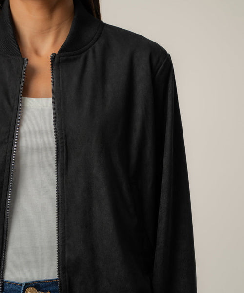 Kensie Faux Suede Jacket