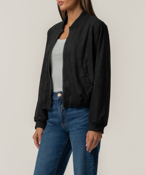 Kensie Faux Suede Jacket