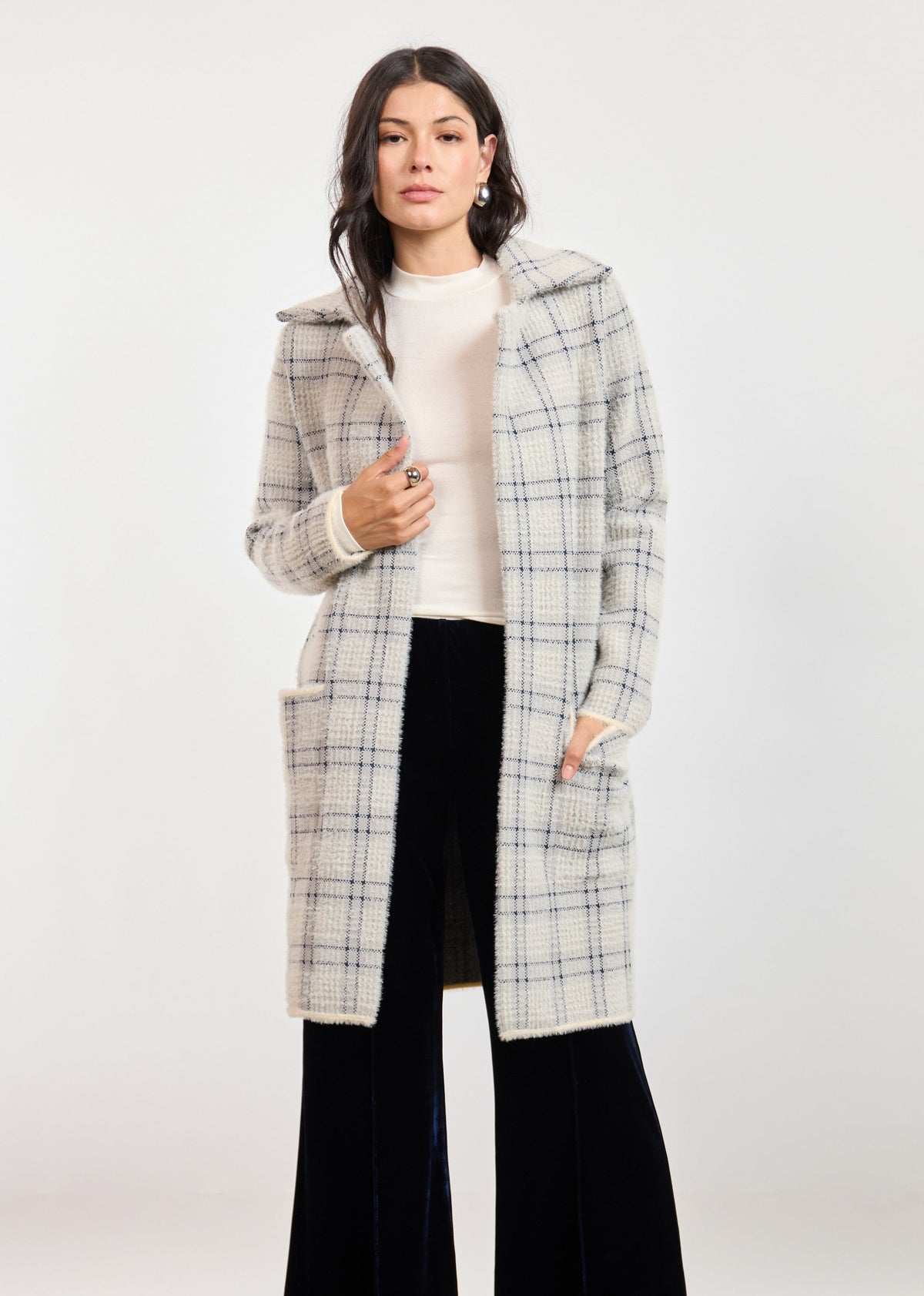 Marlo Plaid Coat