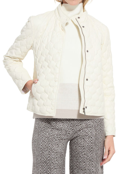 Amora Quilted Vegan Leather Jacket