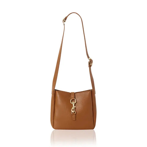 zip hook closure shoulder bag