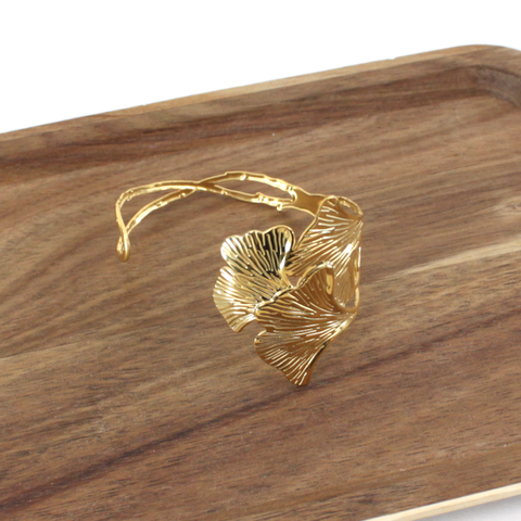 Ginkgo Leaf Cuff