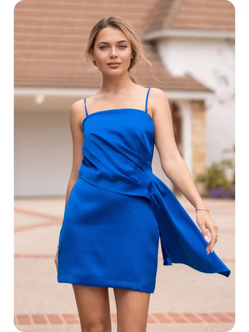 Pleated Tube Dress