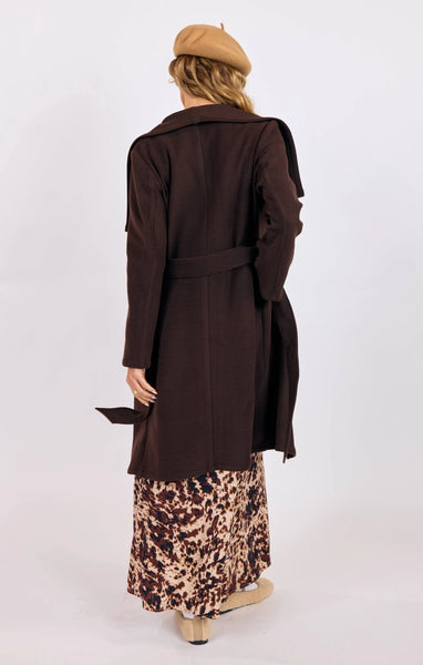 Mocha Belted Coat
