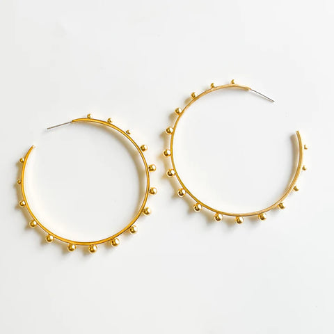 Studded Hoop